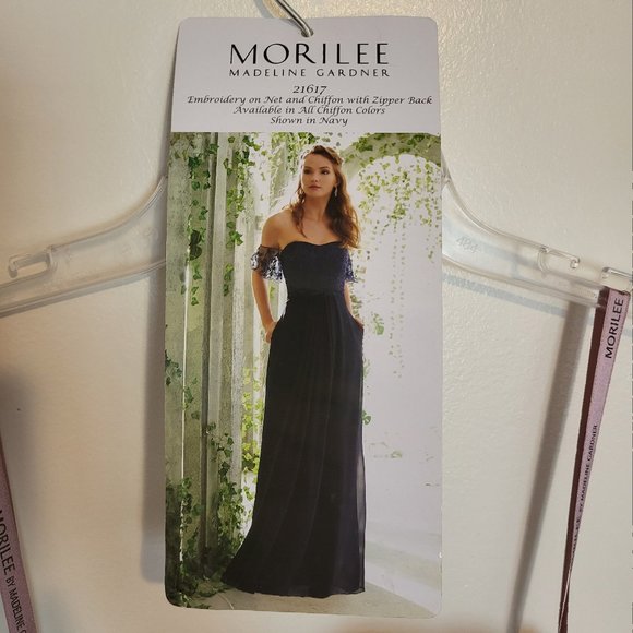 Morilee Chiffon Desert Rose gown - Picture 8 of 16